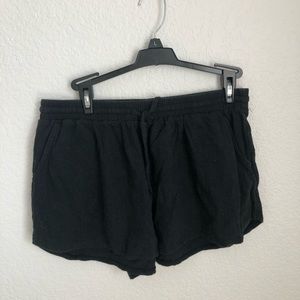 Black cotton comfy shorts !!